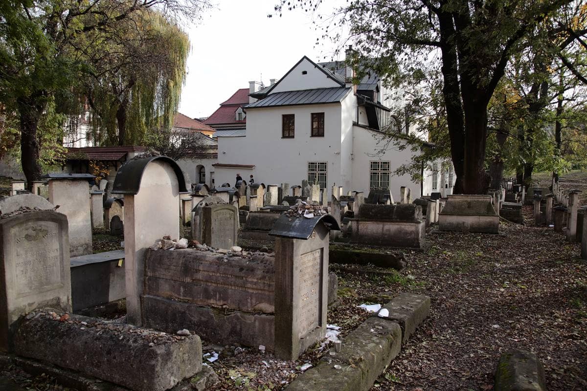 Alter jüdischer Friedhof (Cmentarz Remuh) in Kazimierz, Krakau