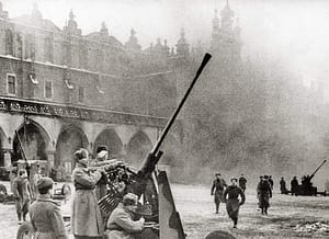 Rote Armee in Krakau
