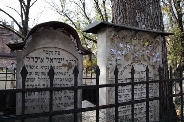 Alter jüdischer Friedhof (Cmentarz Remuh) in Kazimierz, Krakau