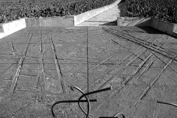 Davidstern an der Grenze des Gräberfeldes in Bełżec
