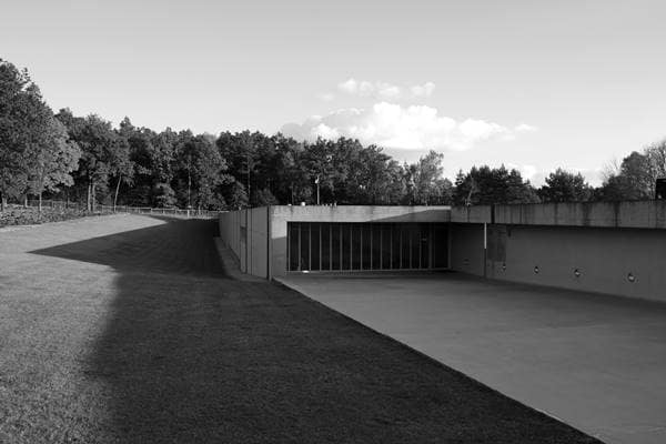 Museumsgebäude der Gedenkstätte Bełżec