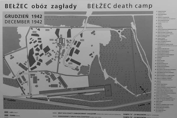 Übersicht des ehemaligen Vernichtungslagers Bełżec