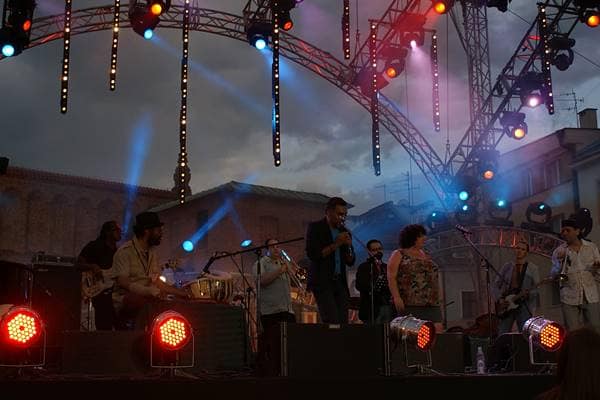 Besucher beim jährlichen jüdischen Festival in Kazimierz, Polen