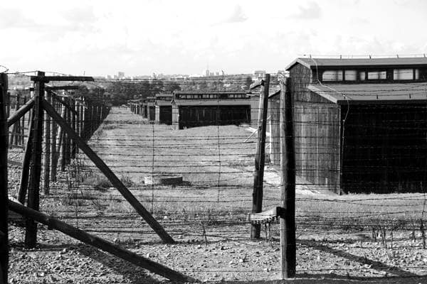 Häftlingsfeld III in der Gedenkstätte Majdanek