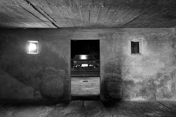Innenbereich des Krematoriums Majdanek