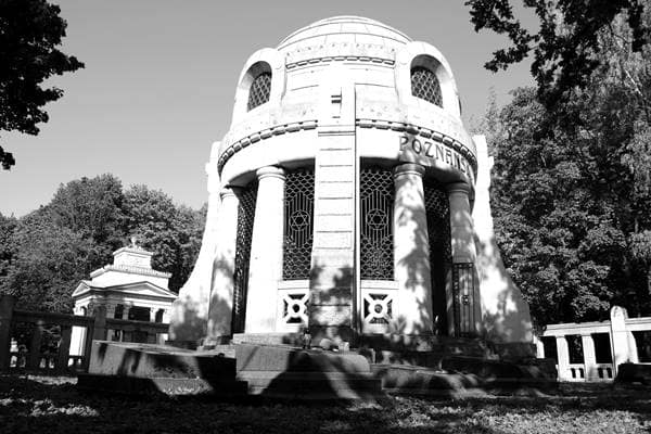 Mausoleum Izrael Poznański Jüdischer Friedhof Łódź