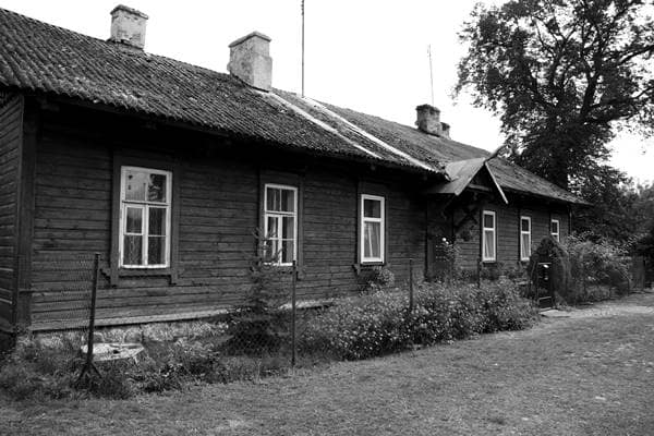 Ehemaliges Bahnhofsgebäude von Treblinka