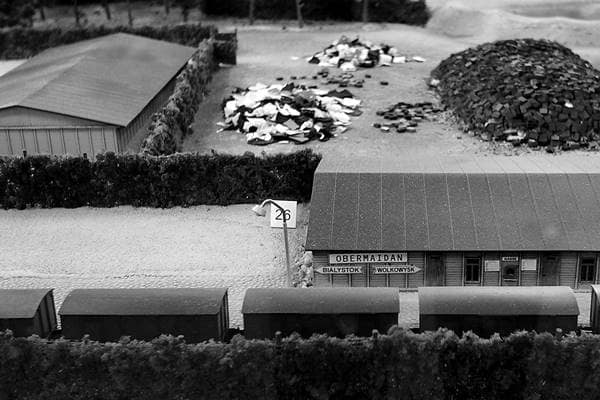 Lagermodel im Museum der Gedenkstätte Treblinka